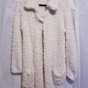 Women's Joseph A Drape Collar Coatigan Size L New